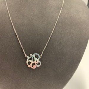 NWT: Giani Bernini letter A pendant necklace